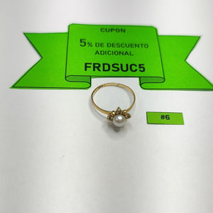 ANILLO ORO 14 K 1.5 GRMS (SEMINUEVO)