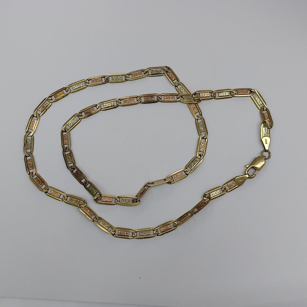 CADENA ORO COMBINADO 10 K 27.2 GRMS (SEMINUEVO)