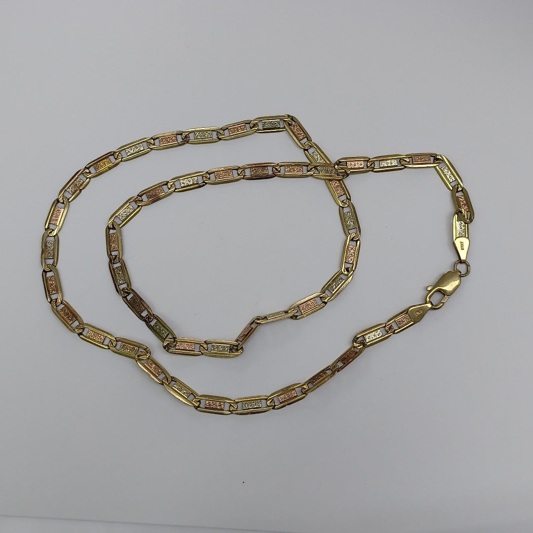 CADENA ORO COMBINADO 10 K 27.2 GRMS (SEMINUEVO)