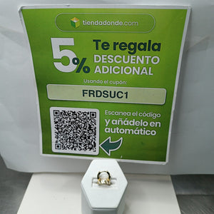ARETES HUGGIES CON CIRCONIAS 14K 2.3 GR (NUEVO)