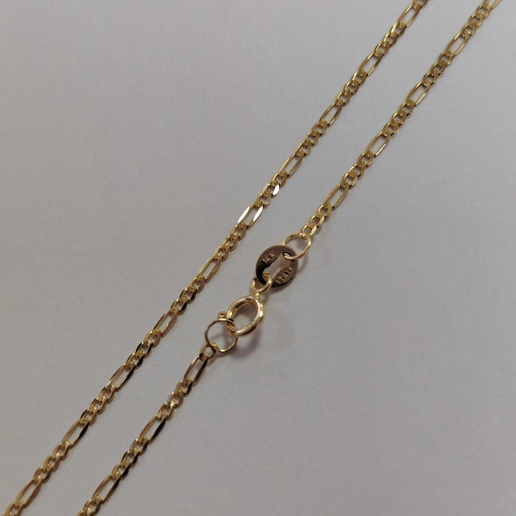CADENAS CARTIER 3 1 AMARILLA ORO 14K 1.9 (NUEVO)