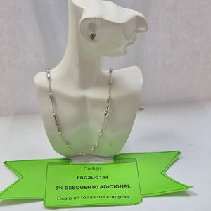 CADENA PLATA 4,60 GRMS (SEMINUEVO)