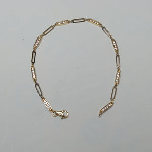 PULSERAS DAMA ORO 14K 3.9 (NUEVO)