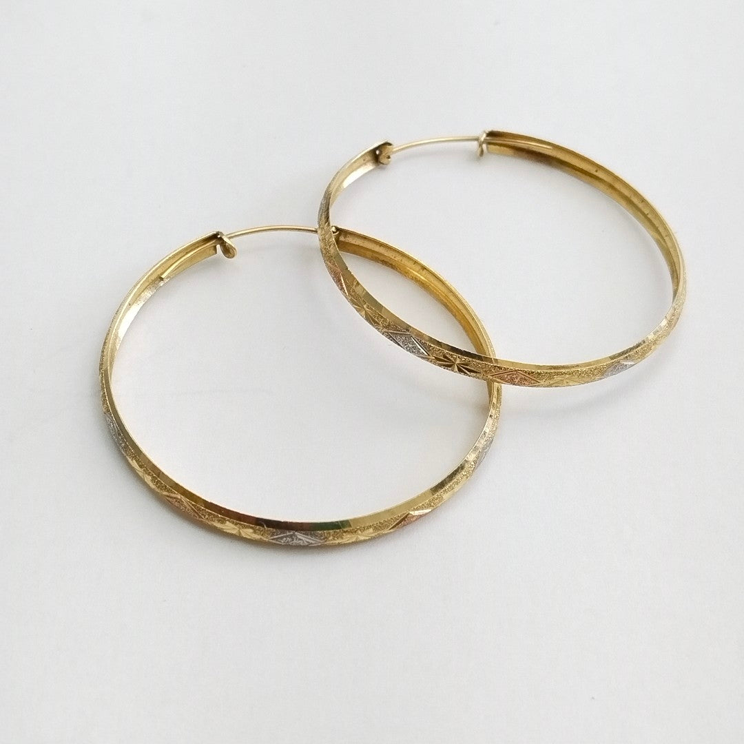 ARRACADAS PAR ORO 14 K 4.4 GRMS (SEMINUEVO)