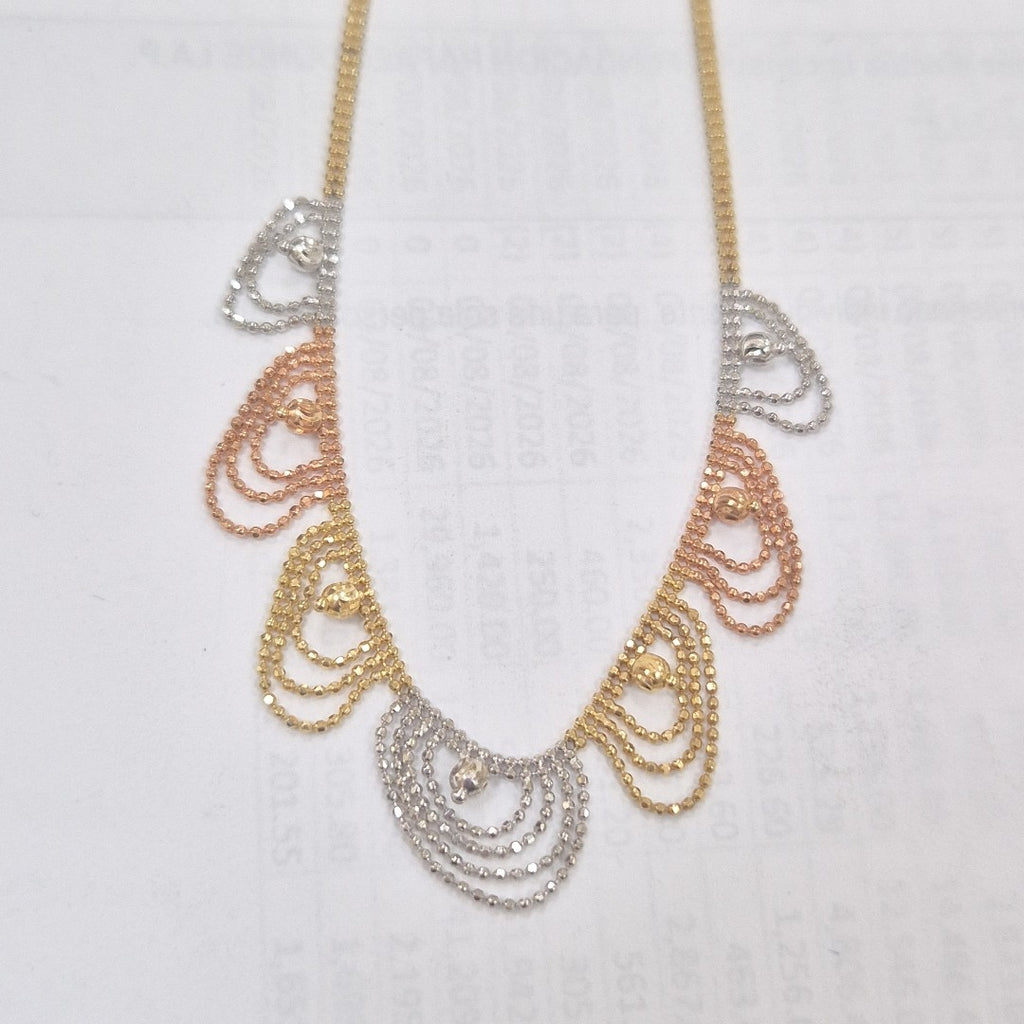 GARGANTILLA ORO,ORO COMBINADO 14 K 5,70 GRMS (SEMINUEVO)