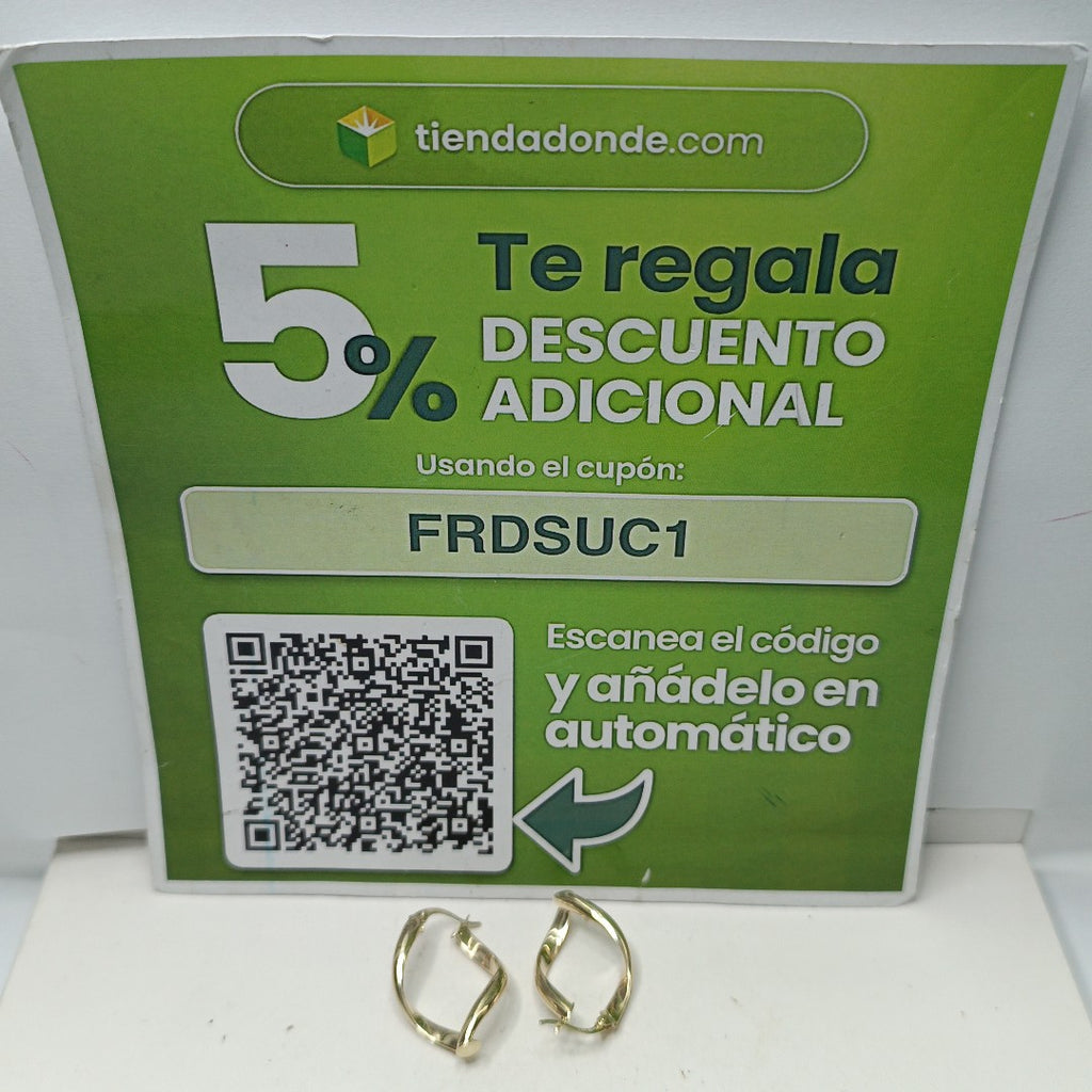 ARRACADAS ORO 10K 2.2 (NUEVO)