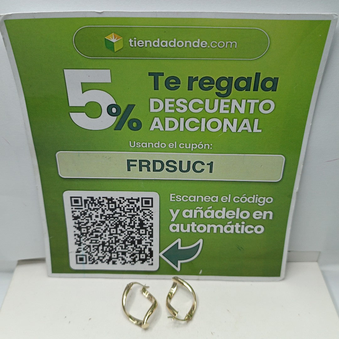 ARRACADAS ORO 10K 2.2 (NUEVO)