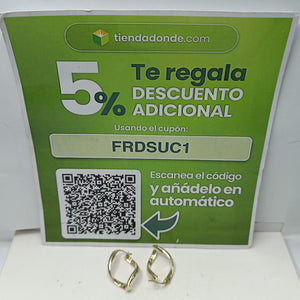 ARRACADAS ORO 10K 2.2 (NUEVO)