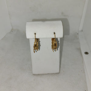 ARRACADAS PAR ORO 14 K 5,40 GRMS (SEMINUEVO)