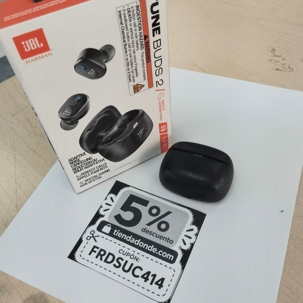 AUDIFONOS JBL TUNE BUDS 2 INALAMBRICO IN EAR (SEMINUEVO)