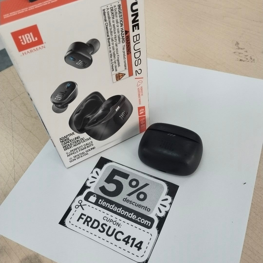 AUDIFONOS JBL TUNE BUDS 2 INALAMBRICO IN EAR (SEMINUEVO)