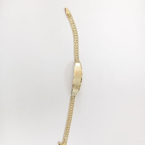 PULSERA ESCLAVA CHINO 14K 21 CM 9.7 GR (NUEVO)