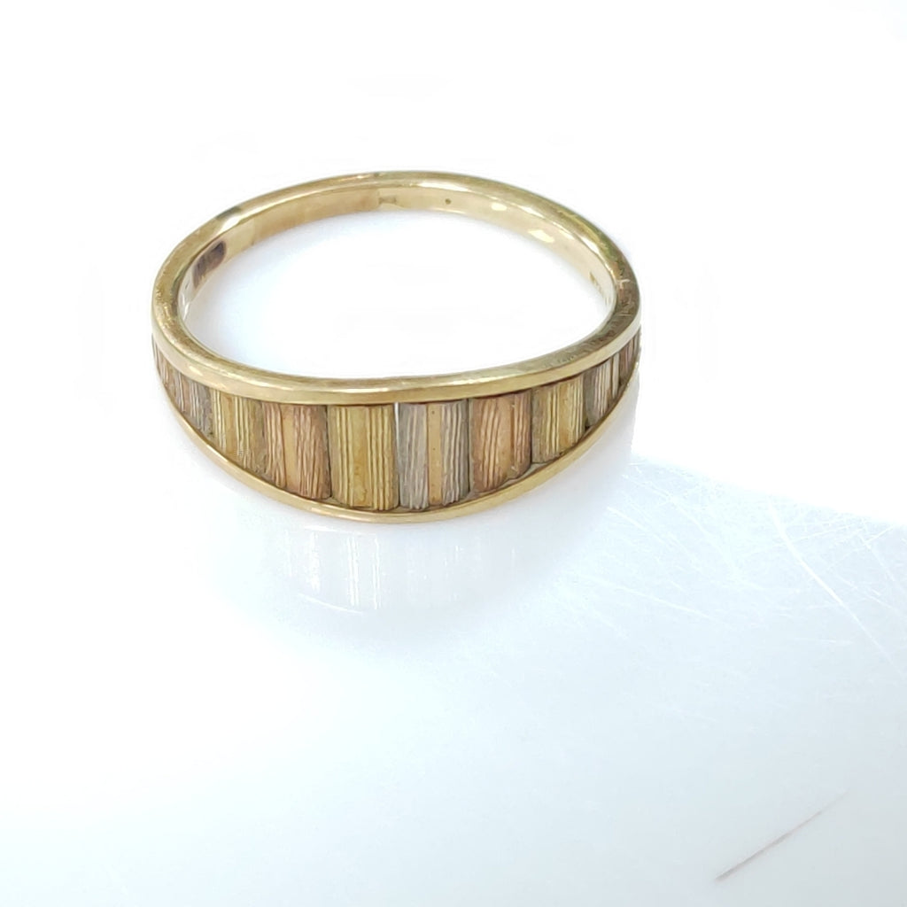 ANILLITO ORO, ORO COMBINADO 14 K 3.4 GRMS (SEMINUEVO)
