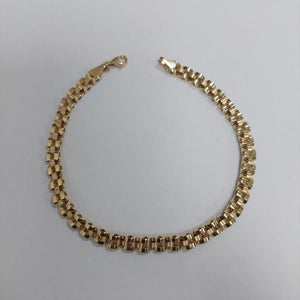 PULSERAS CABALLERO ORO 10K 8.8 (NUEVO)