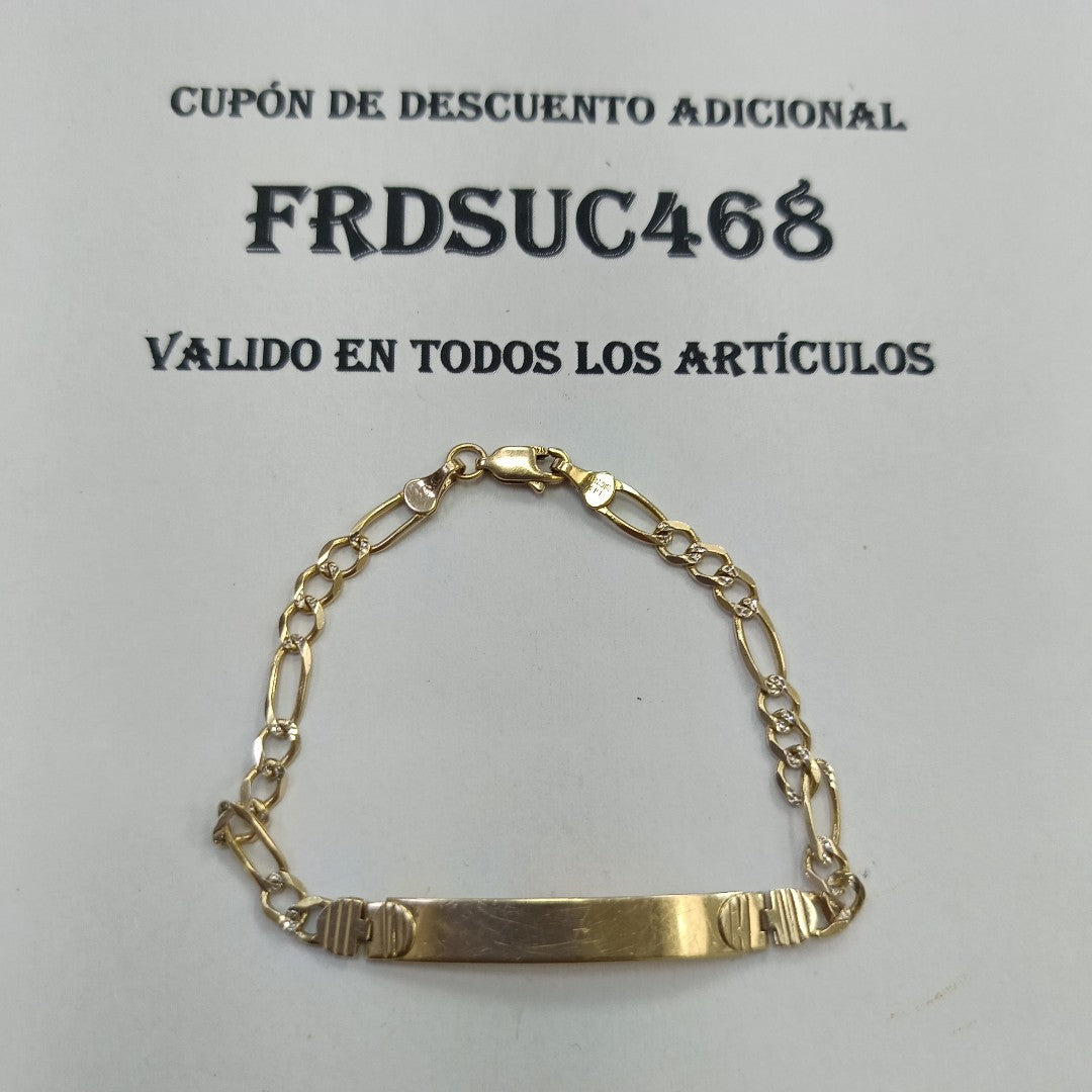 ESCLAVA ORO 14 K 6.3 GRMS (SEMINUEVO)