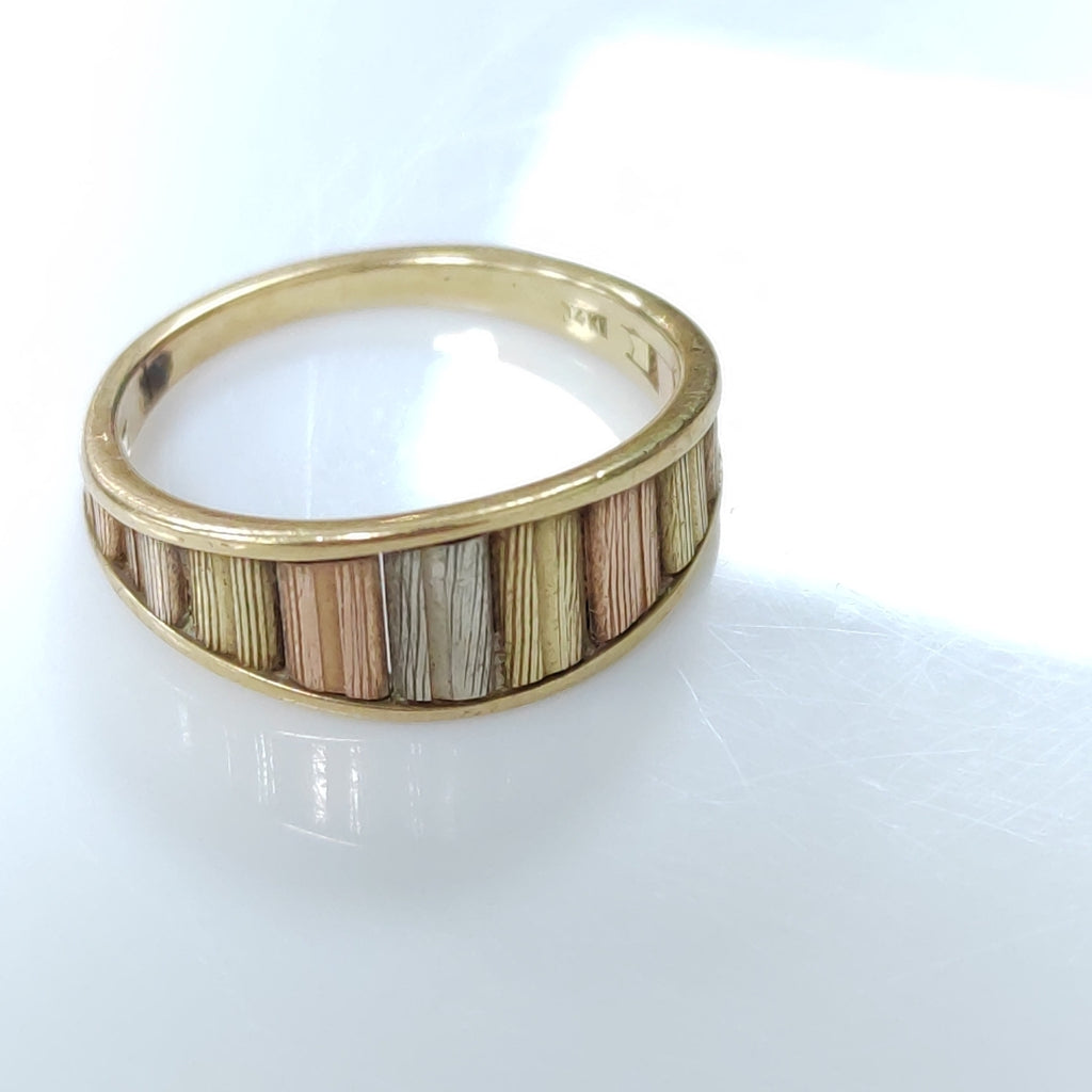 ANILLITO ORO, ORO COMBINADO 14 K 2.8 GRMS (SEMINUEVO)