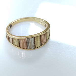 ANILLITO ORO, ORO COMBINADO 14 K 2.8 GRMS (SEMINUEVO)