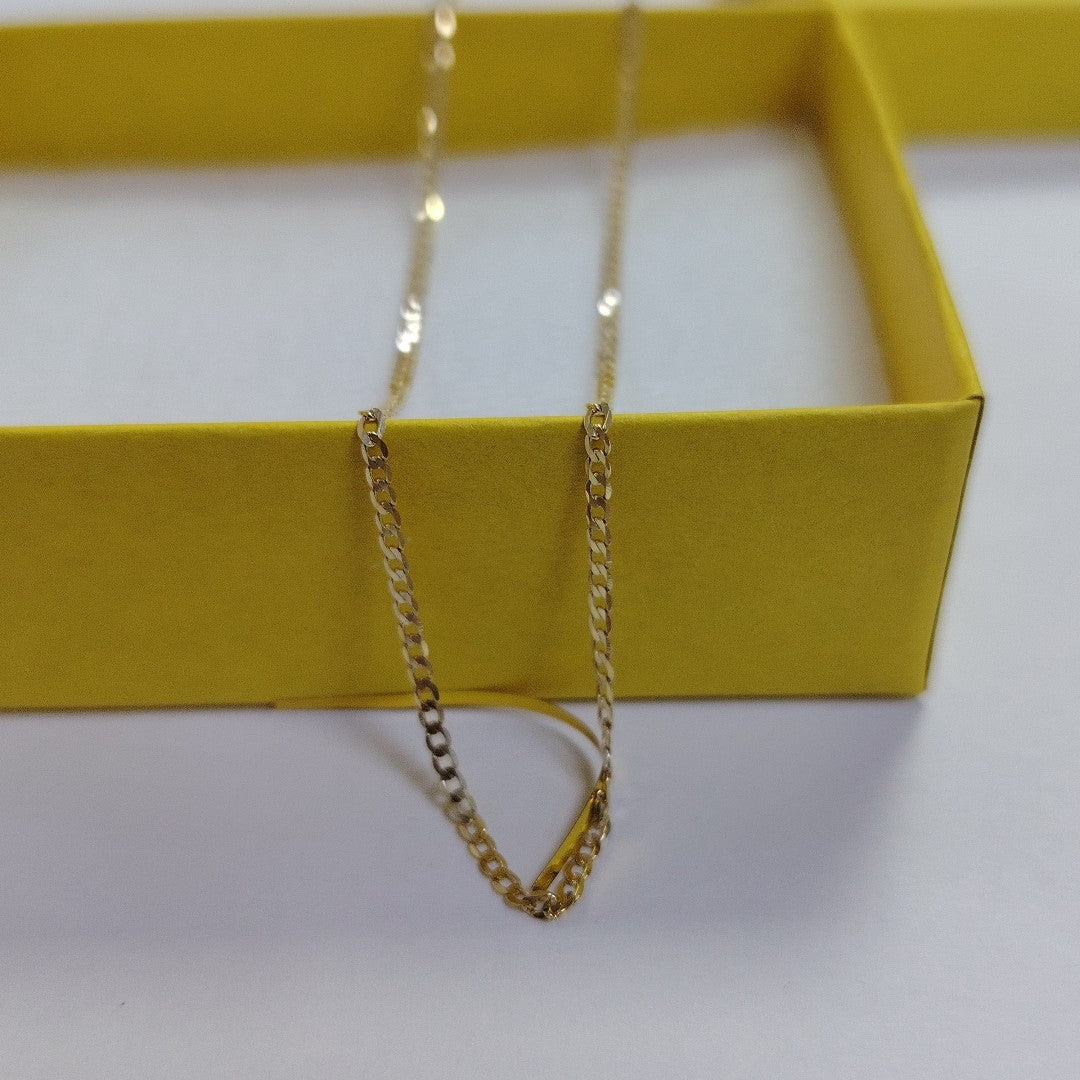 CADENAS BARBADA AMARILLA ORO 14K 2.1 (NUEVO)