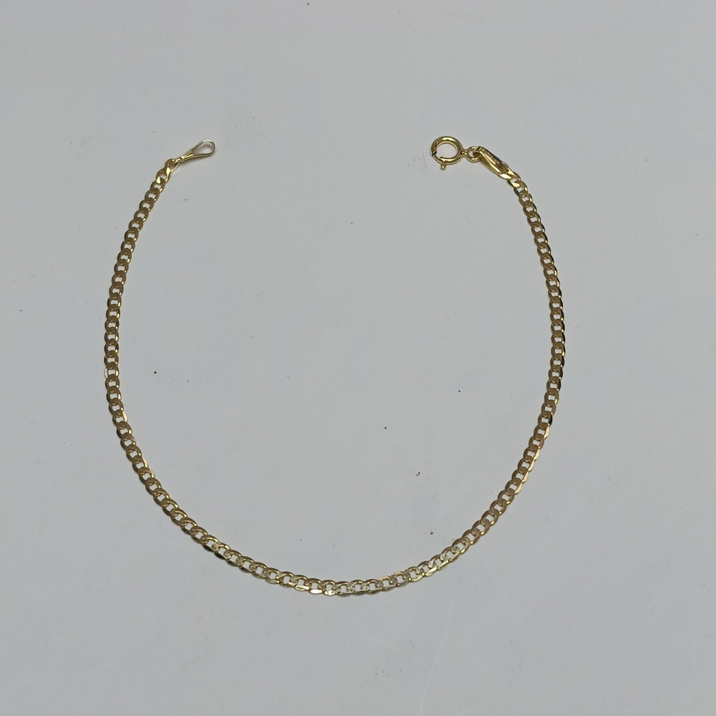 PULSERAS DAMA BARBADA AMARILLA ORO 14K 1.2 (NUEVO)
