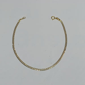 PULSERAS DAMA BARBADA AMARILLA ORO 14K 1.2 (NUEVO)