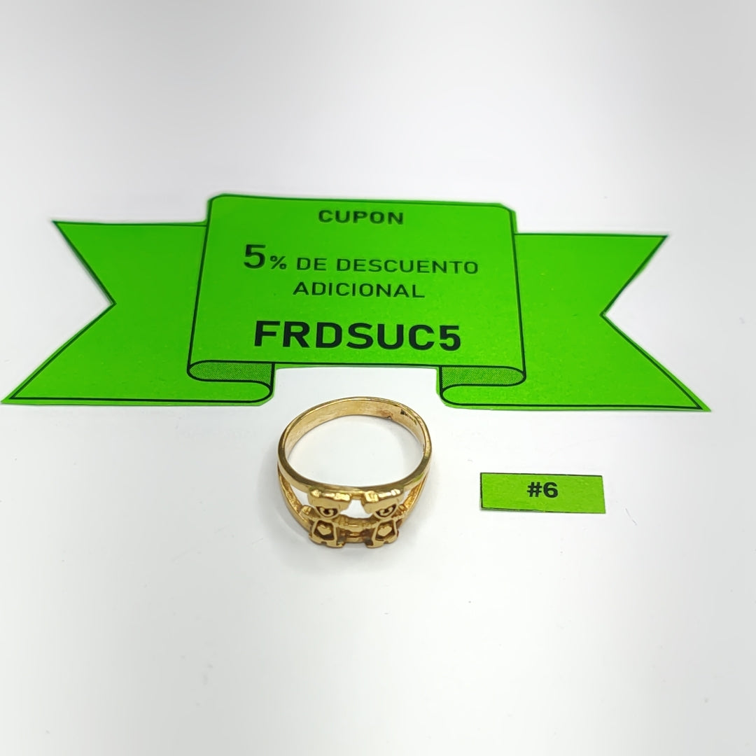 ANILLITO ORO 10 K 2,50 GRMS (SEMINUEVO)