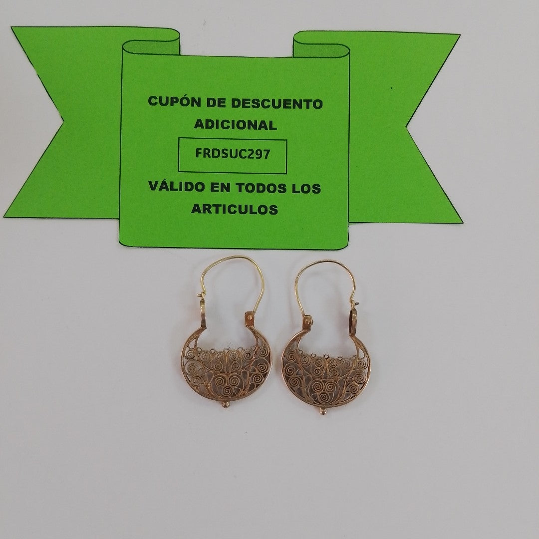 ARRACADAS PAR ORO 8 K 4,40 GRMS (SEMINUEVO)