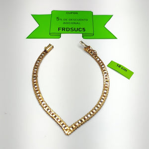 PULSERA ORO 14 K 9,60 GRMS (SEMINUEVO)