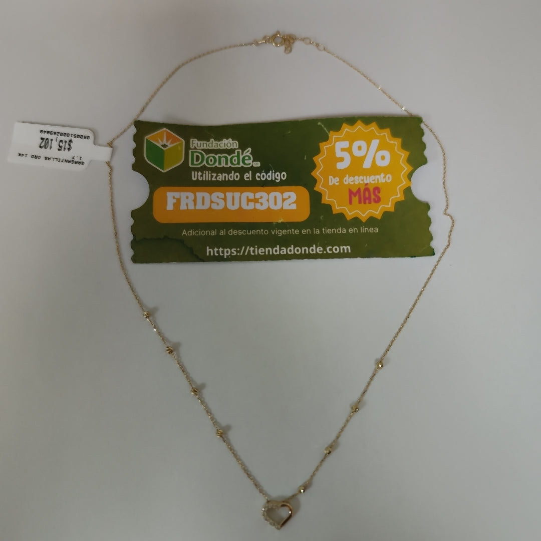 GARGANTILLAS ORO 14K 1.7 (NUEVO)