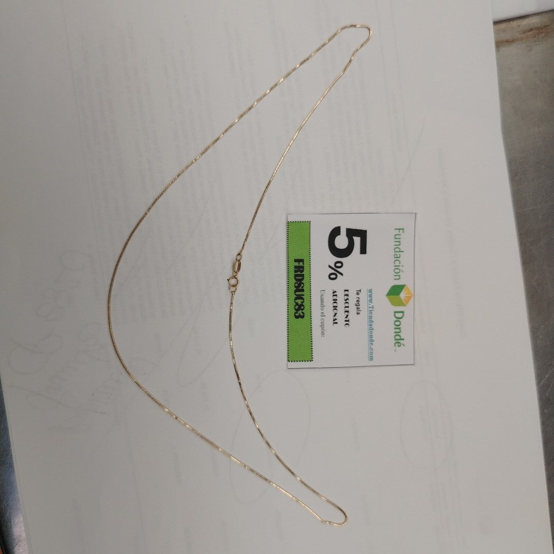 CADENA ORO 14 K 2.6 GRMS (SEMINUEVO)