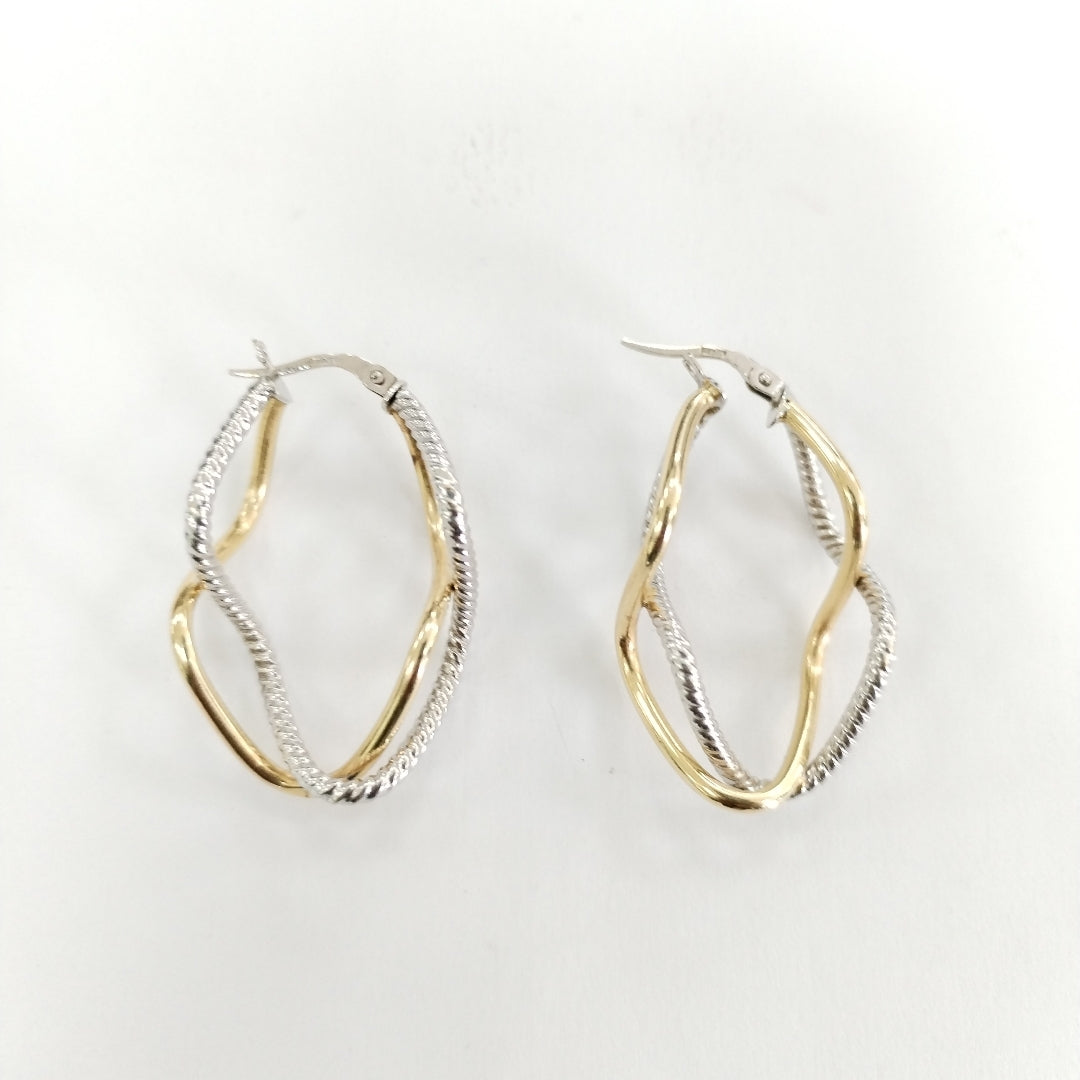 ARRACADAS PAR ORO 14 K 3.3 GRMS (SEMINUEVO)