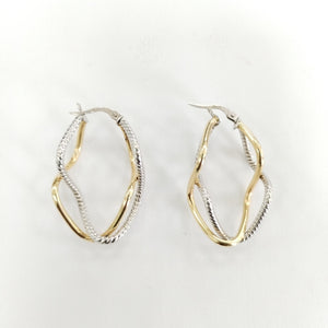 ARRACADAS PAR ORO 14 K 3.3 GRMS (SEMINUEVO)
