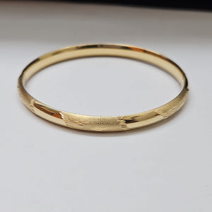 PULSERA RIGIDA ORO 14 K 7.7 GRMS (SEMINUEVO)