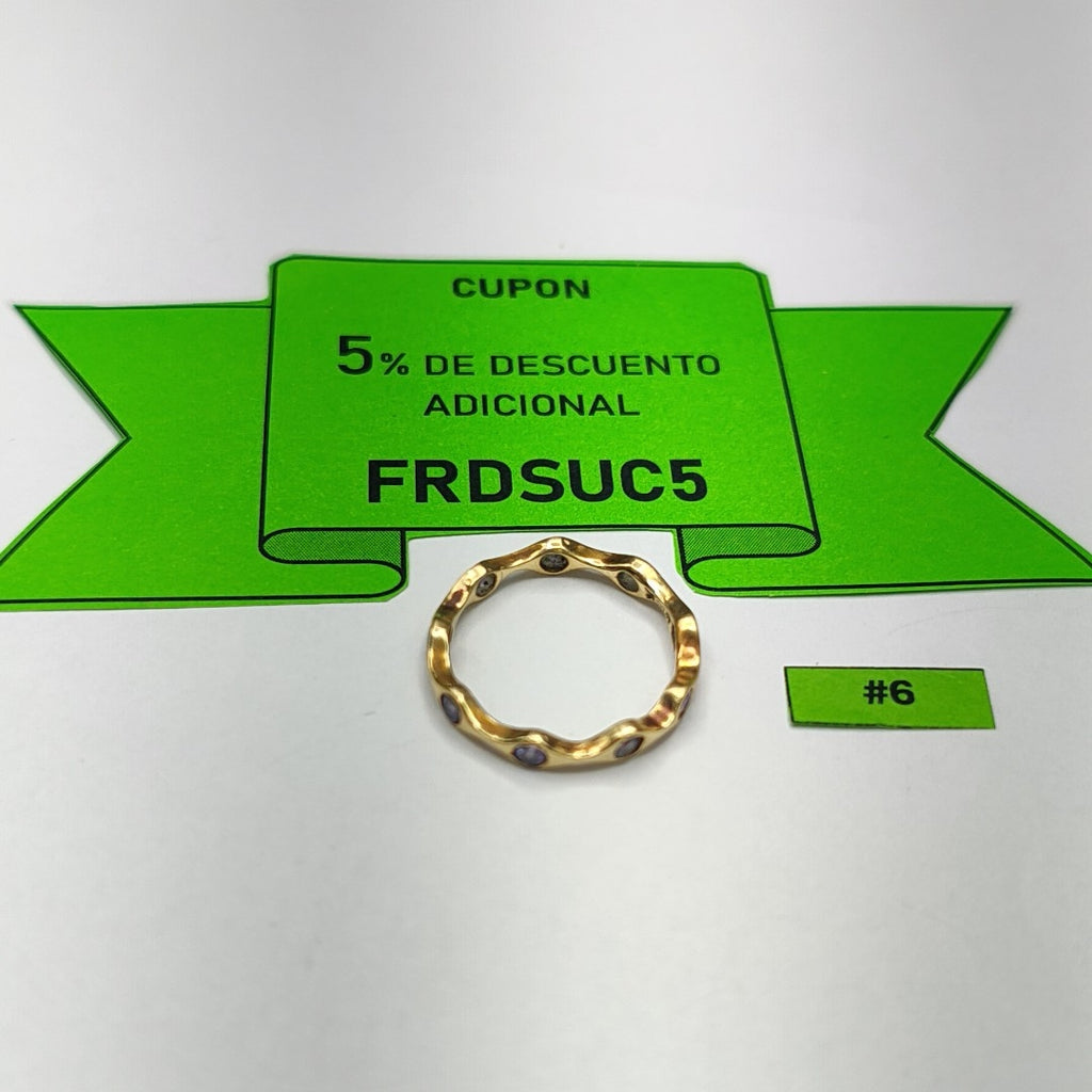 ANILLO ORO 14 K 1.6 GRMS (SEMINUEVO)