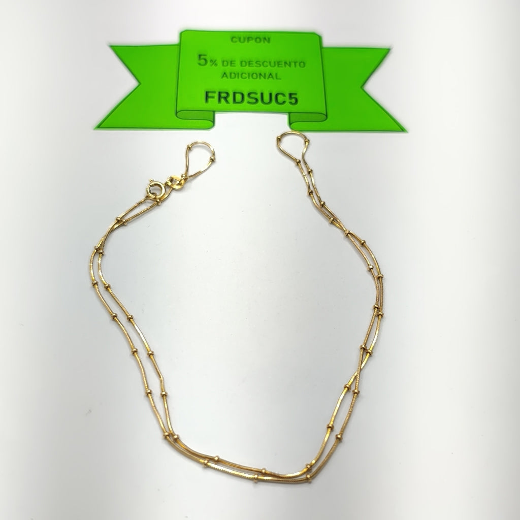 CADENA ORO 14 K 3 GRMS (SEMINUEVO)
