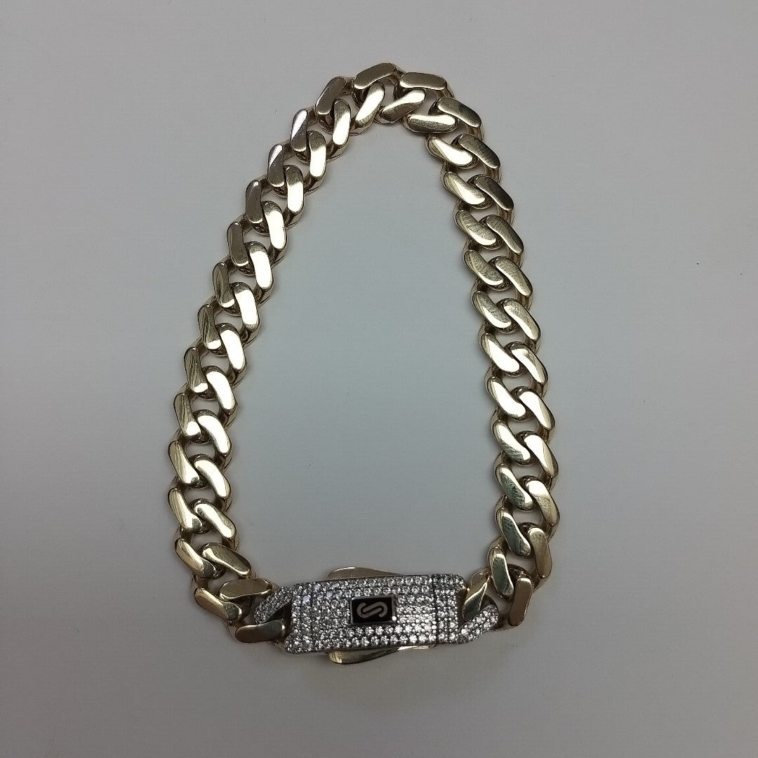 PULSERA MONACO ORO 10K 9.3 (NUEVO)