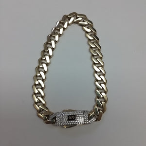 PULSERA MONACO ORO 10K 9.3 (NUEVO)