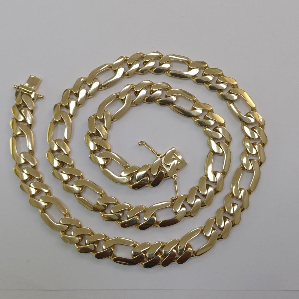 CADENAS CARTIER 3 1 AMARILLA ORO 10K 37.3 (NUEVO)