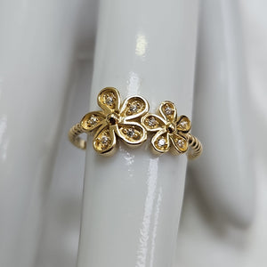 ANILLOS DAMA ORO 14K 2 (NUEVO)