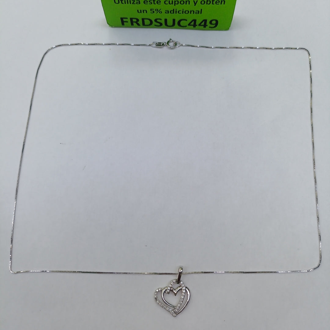 GARGANTILLA ORO,ORO BLANCO 14 K 2,10 GRMS (SEMINUEVO)