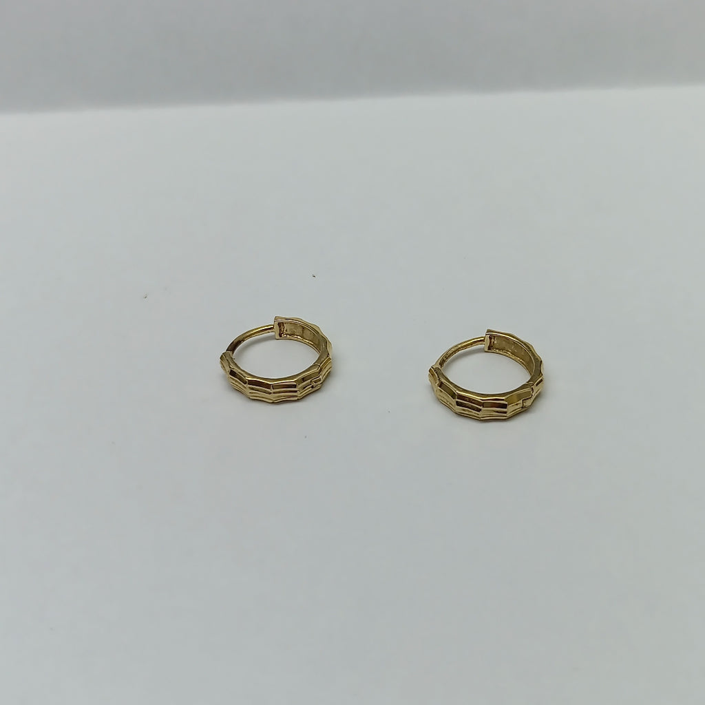 ARRACADAS PAR ORO 14 K 1.5 GRMS (SEMINUEVO)