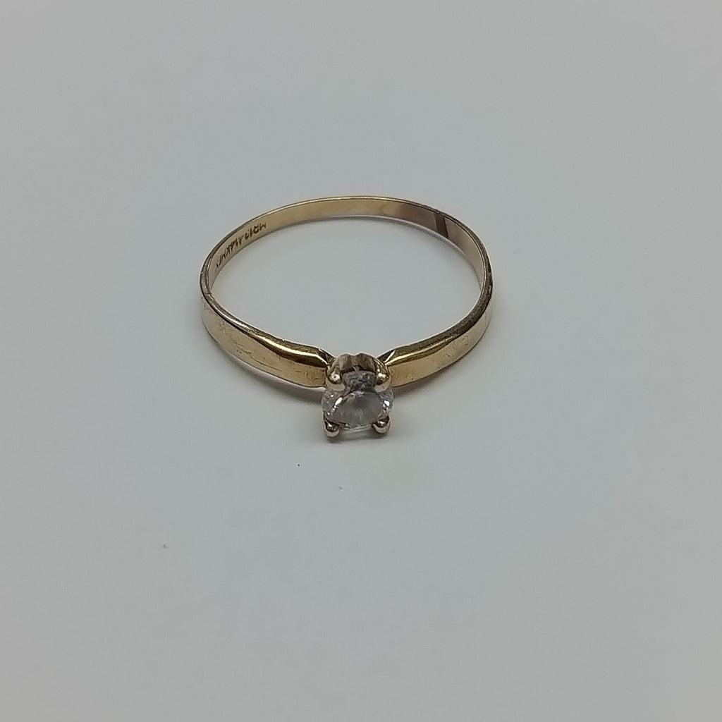 SOLITARIO ORO 14 K 1.7 GRMS (SEMINUEVO)