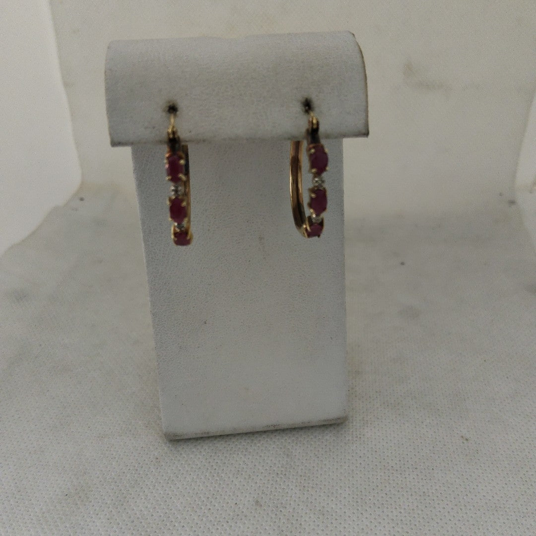 ARRACADAS PAR ORO 10 K 4,80 GRMS (SEMINUEVO)