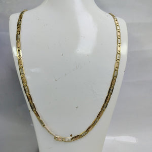 CADENA ORO COMBINADO 14 K 37.1 GRMS (SEMINUEVO)