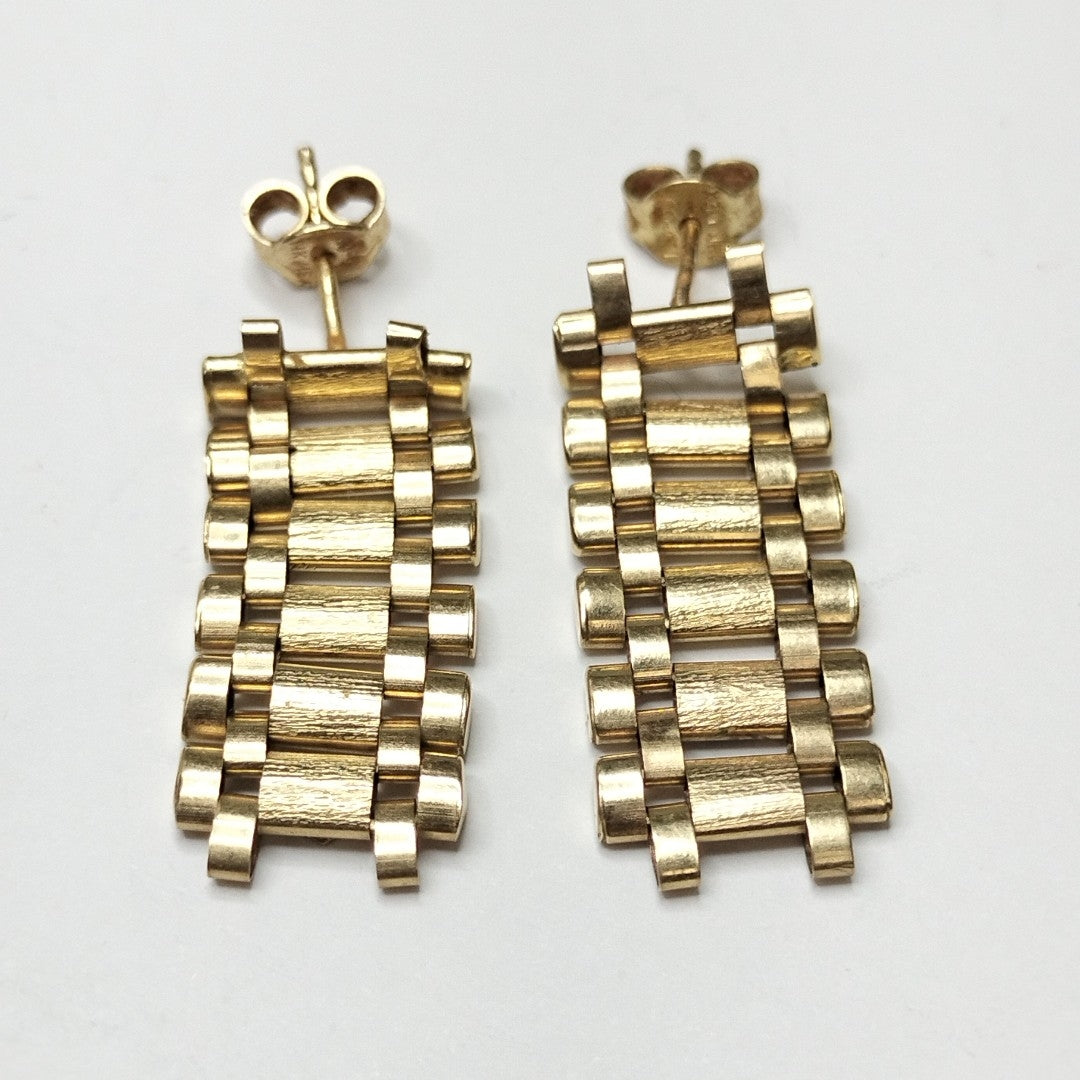 ARETES PAR ORO 14 K 3.6 GRMS (SEMINUEVO)