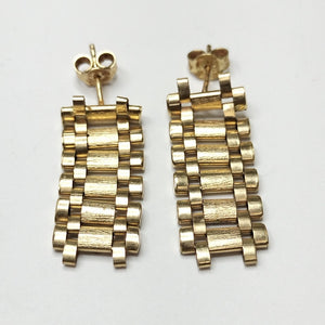 ARETES PAR ORO 14 K 3.6 GRMS (SEMINUEVO)