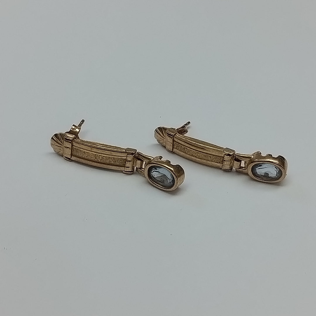 ARETES PAR ORO 10 K 3.8 GRMS (SEMINUEVO)