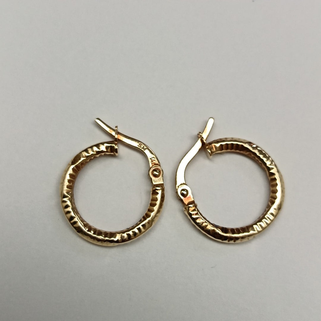 ARRACADAS PAR ORO 14 K 0.9 GRMS (SEMINUEVO)