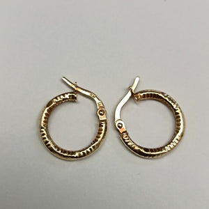 ARRACADAS PAR ORO 14 K 0.9 GRMS (SEMINUEVO)