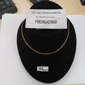 CADENA ORO 10 K 4.2 GRMS (SEMINUEVO)