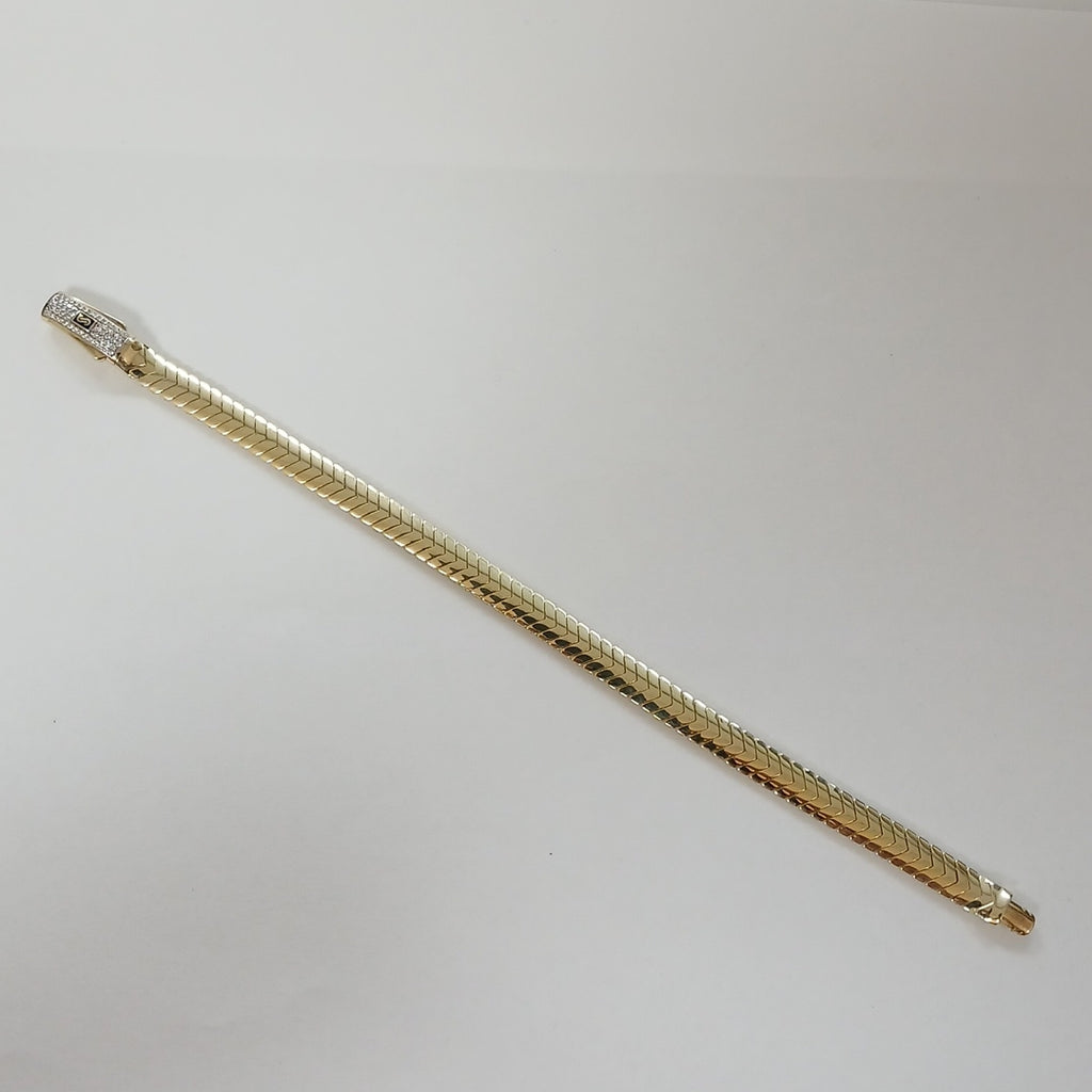 PULSERA MONACO ORO 10K 6.2 (NUEVO)